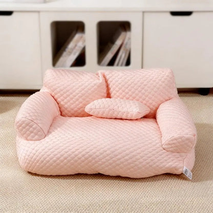 Cooling Sofa for Pets, 23°C Constant Temperature Sleep, Ice Bean Cooling Concept, Waterproof Breathable Pet Bed, Detachable Design