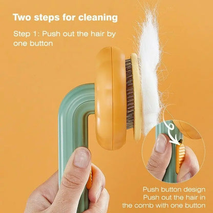 Pet Self Cleaning Pumpkin Brush