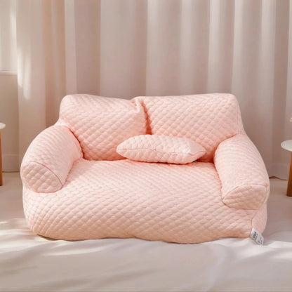 Cooling Sofa for Pets, 23°C Constant Temperature Sleep, Ice Bean Cooling Concept, Waterproof Breathable Pet Bed, Detachable Design