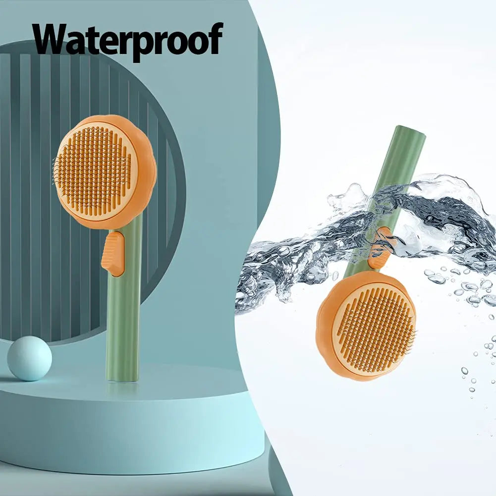 Pet Self Cleaning Pumpkin Brush