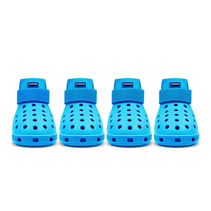 Dog Shoes for Hot Pavement - Dog Shoe for Small & Medium & Large Dogs, Dog Boots Paw Protectors, Easy on & Off, Non-Slip, Waterproof, Easy-Clean Dog Booties for Beach and Snow