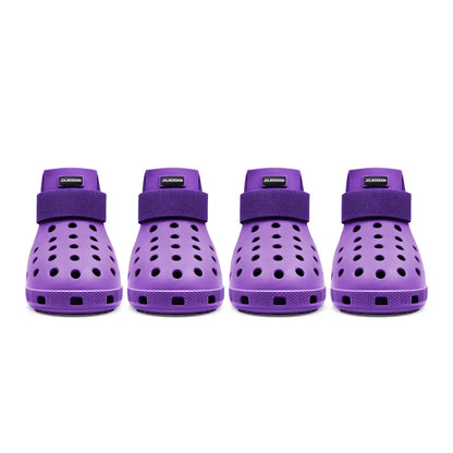Dog Shoes for Hot Pavement - Dog Shoe for Small & Medium & Large Dogs, Dog Boots Paw Protectors, Easy on & Off, Non-Slip, Waterproof, Easy-Clean Dog Booties for Beach and Snow