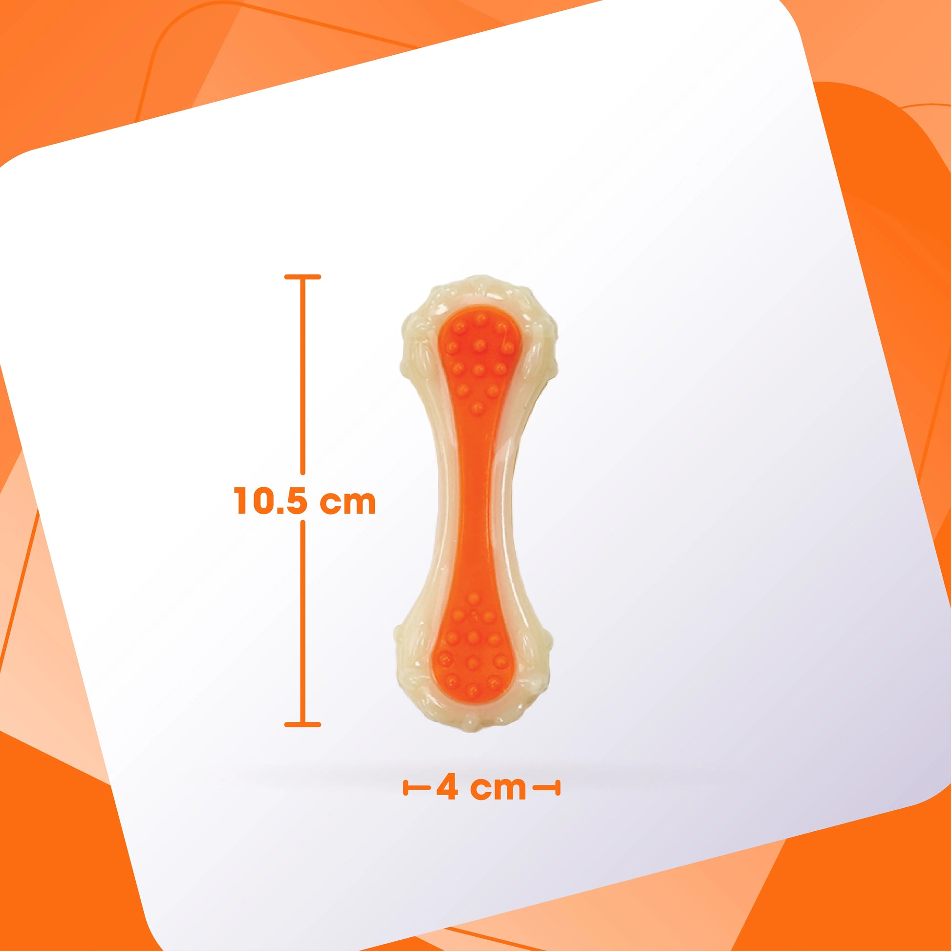 Rethink Pet Dental Bone Chew Toy, Bacon Scented for Dog Stimulation - Small, Durable Nylon Dog Toy for Dental Hygiene