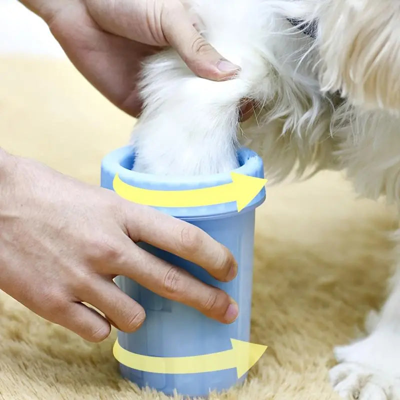 Portable Pet Foot Cleaning Cup, Pet Foot Massage Brush, Rotating Cleaning Tool, Pet Paw Cleaning Brush, Dog & Cat Grooming Supplies, Pet Products, Pet Foot Cleaner Tools