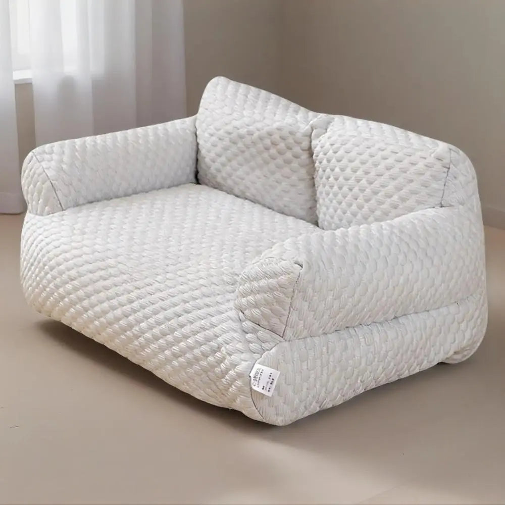 Cooling Sofa for Pets, 23°C Constant Temperature Sleep, Ice Bean Cooling Concept, Waterproof Breathable Pet Bed, Detachable Design