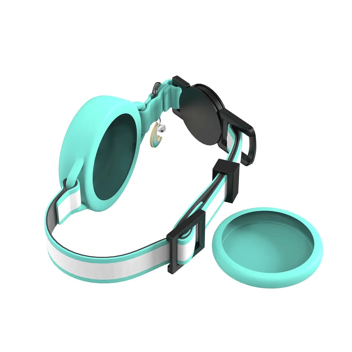 Cat Collar with Airtag Holder Reflective Adjustable Band