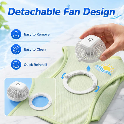 Dog Cooling Vest with Detachable Fan – Breathable Anti-Overheat Pet Cooling Jacket for Summer Outdoor Walking, Lightweight & Comfortable Dog Cooling Gear