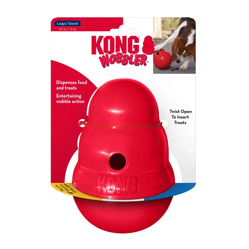 Wobbler Dog Treat Dispensing Dog Toy