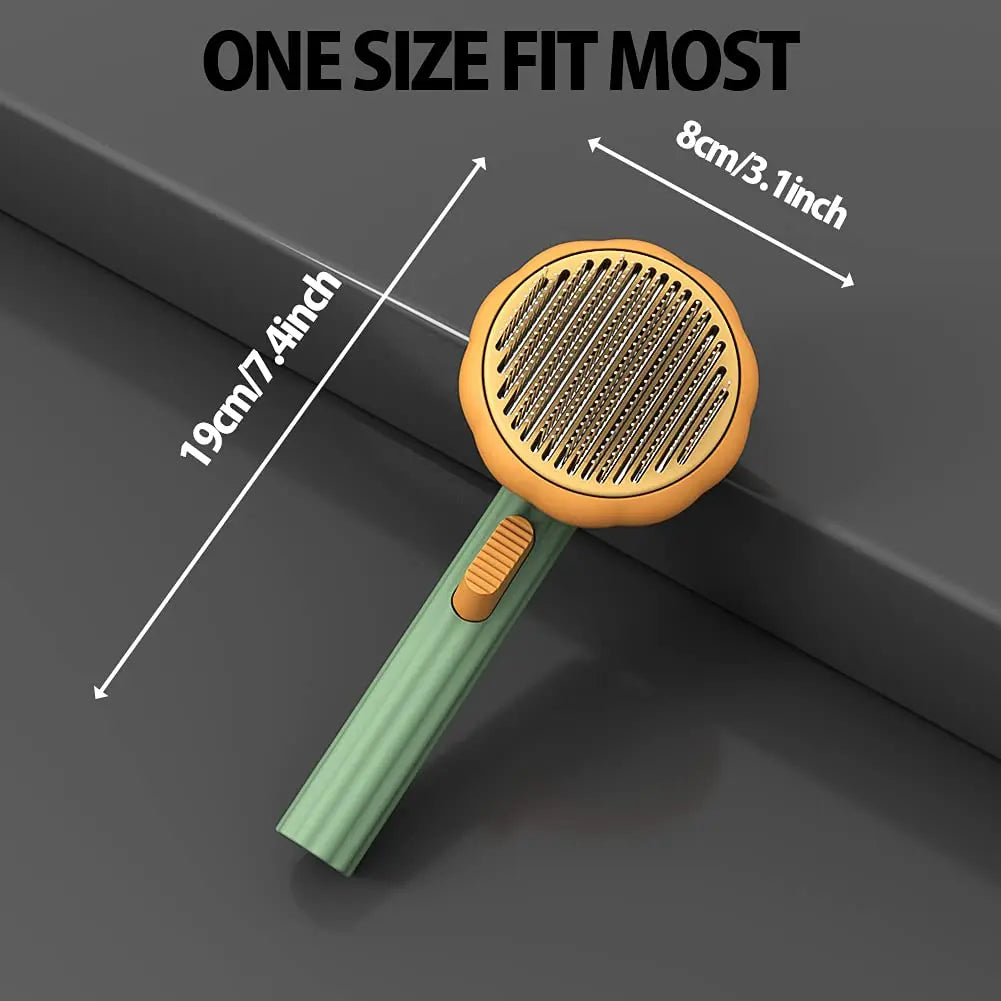 Pet Self Cleaning Pumpkin Brush